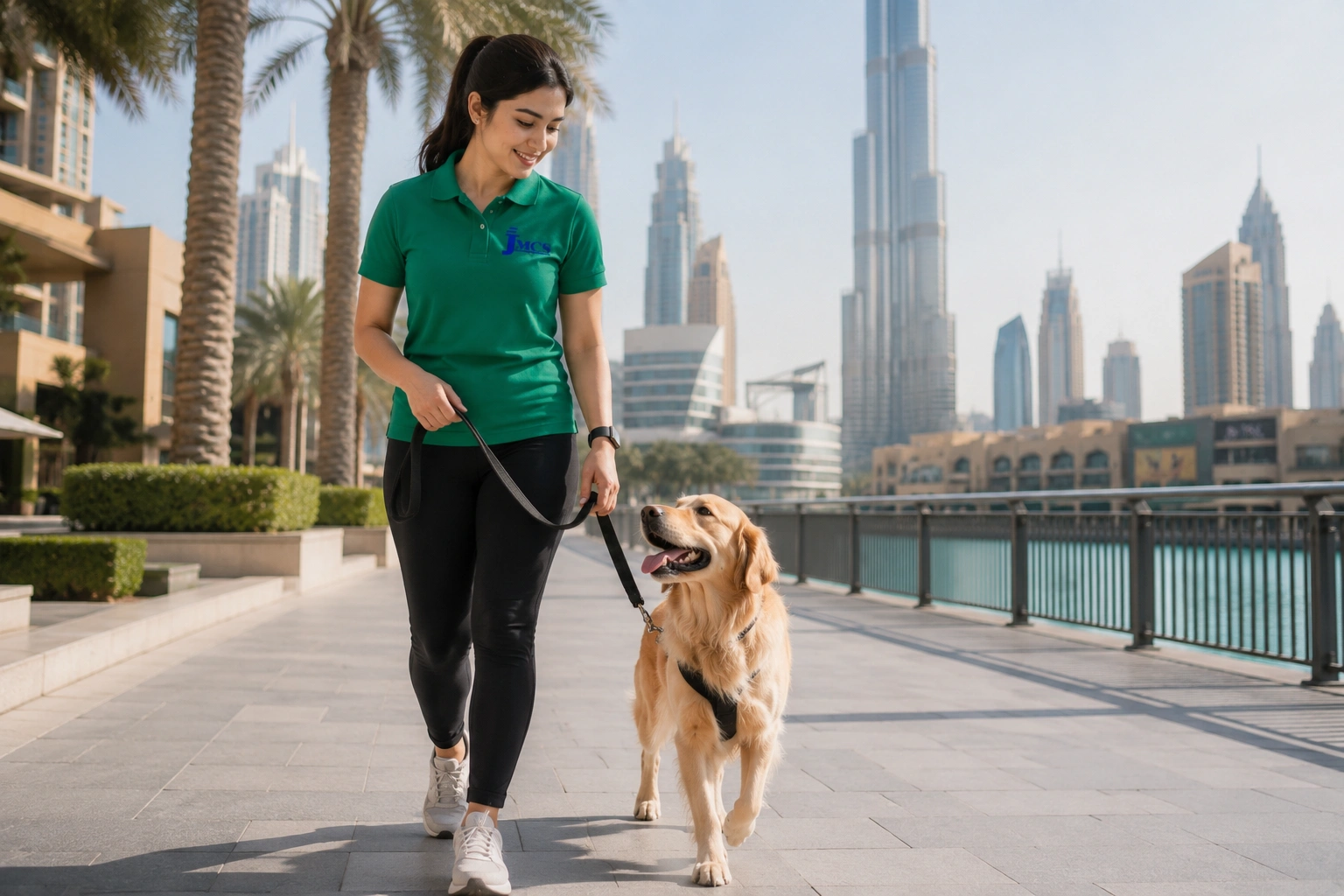 Professional dog walking service